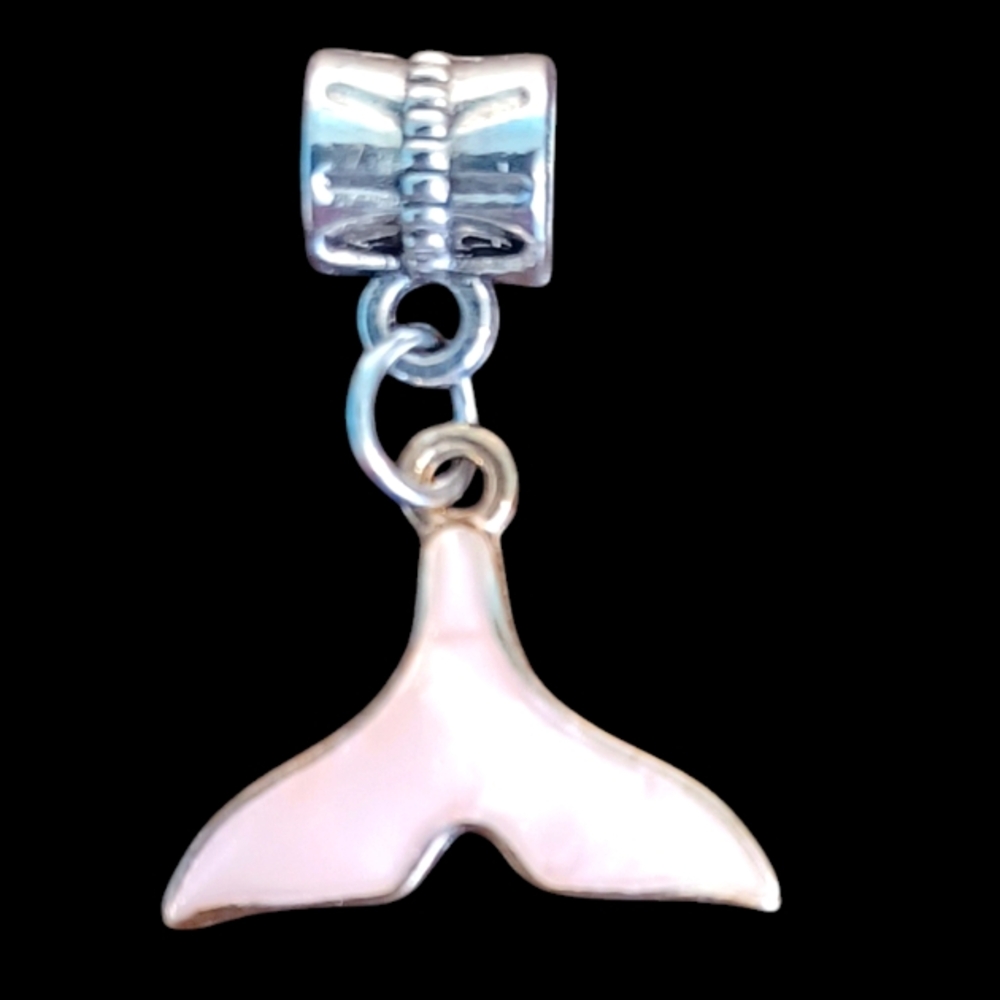 Whale Tail charm suitable for Pandora or other similar bracelet/ necklace 6087